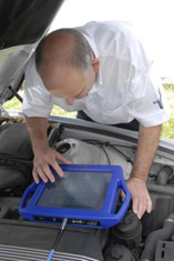 The Autologic touch screen box.