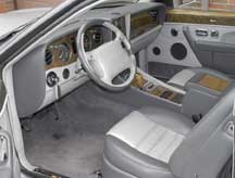 Bentley Continental R interior.