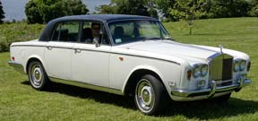 A clean 1976 Silver Shadow.